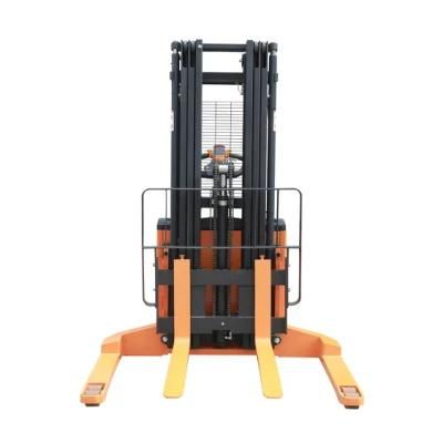 Zowell Forklift Truck 1.5 Ton Electric Pallet Straddle Stacker with CE/SGS/ISO9001