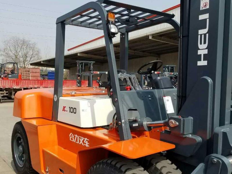 Chinese Famous Brand Heli 10 Ton Diesel Forklift Truck Cpcd100 with Side Shift and