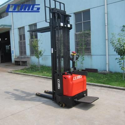 5 Meter Lift Height Pallet Stacker Battery Operated Hydraulic Stacker Electric Stacker