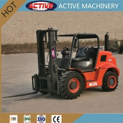 ACTIVE Brand AL35 3.5ton 4-Wheel Drive Rough Terrain Forklift for Sale