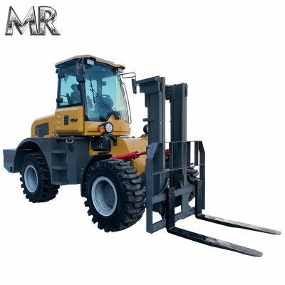 4ton 5 Ton Fork Lifter Truck 4WD All Terrain Forklift