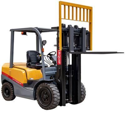 Optional Attachment 3 Ton Diesel Forklift Truck with Isuzu C240 Engine