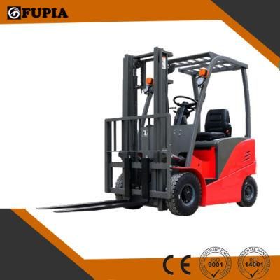 Material Handling Equipment 2.5 Ton Electric Forklift with Container Mast