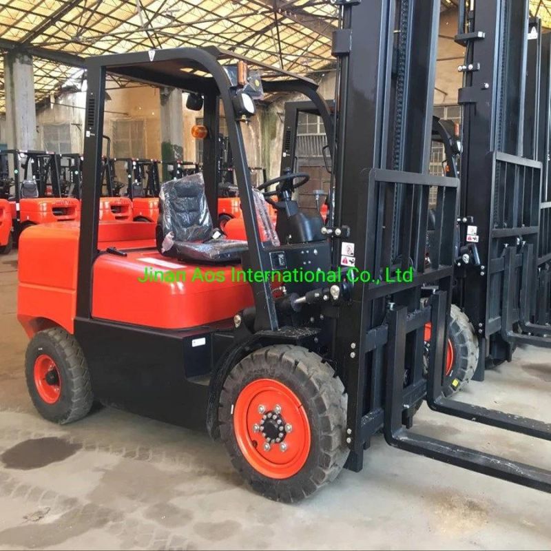 Optional Construction Machinery Fr40 4t Lifting Equipment 4ton Diesel Forklift Truck