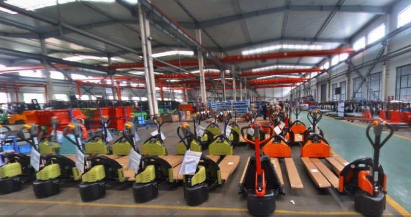 CE Approved 3 Wheels Lithium Battery Pallet Truck Fork Lift with Solid Tire for Sale