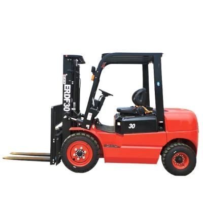 Everun Erdf30 New Design Forklift Truck 3ton Diesel Forklift for Sale