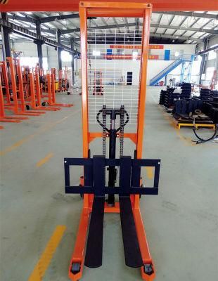 Long Fork Lifting Forklift Manual Stacker