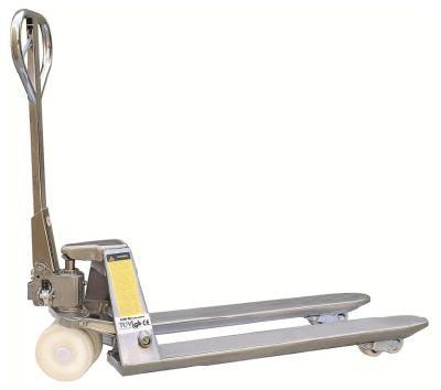 Manual Forklift Stainless Steel Hydraulic Hand Pallet Truck with PU Wheel