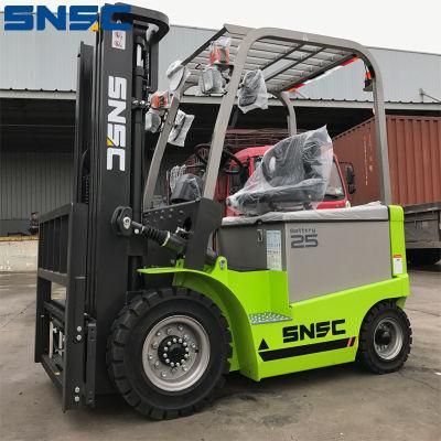 Snsc 2.5ton Electric Battery Forklift Trucks Machine Price