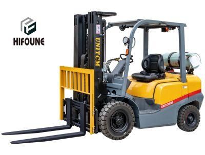Triplex Mast 4500 Free Lifting Function Fork Truck Chinese Manufacturer Price 3ton Forklift
