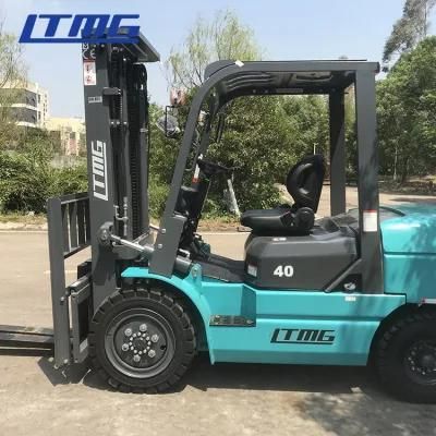 Ltmg Top Quality Forklift Machine 4 Ton Diesel Forklift with Triplex Full-Free Mast