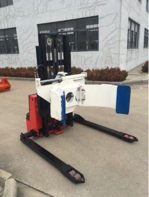 China Stacker Gp Brand 1.8ton 3m 3.5m 4m 5m 6m Full Electric Straddle Stacker AC Power Handrails with Paper Roll Clamp