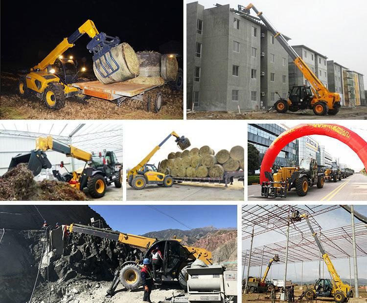 Chinese XCMG Xc6-3007K 7m Telescopic Handler 3 Ton Side Loader Forklift for Sale
