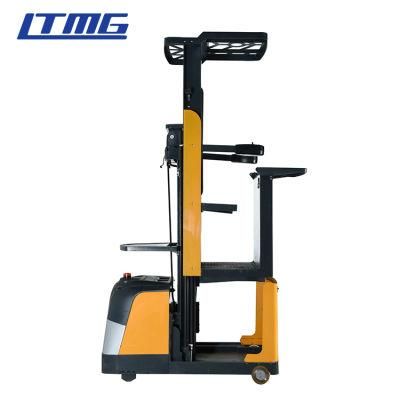 300kg Electric Ltmg Platform Narrow Aisle Truck Order Picker Forklift for Sale OEM