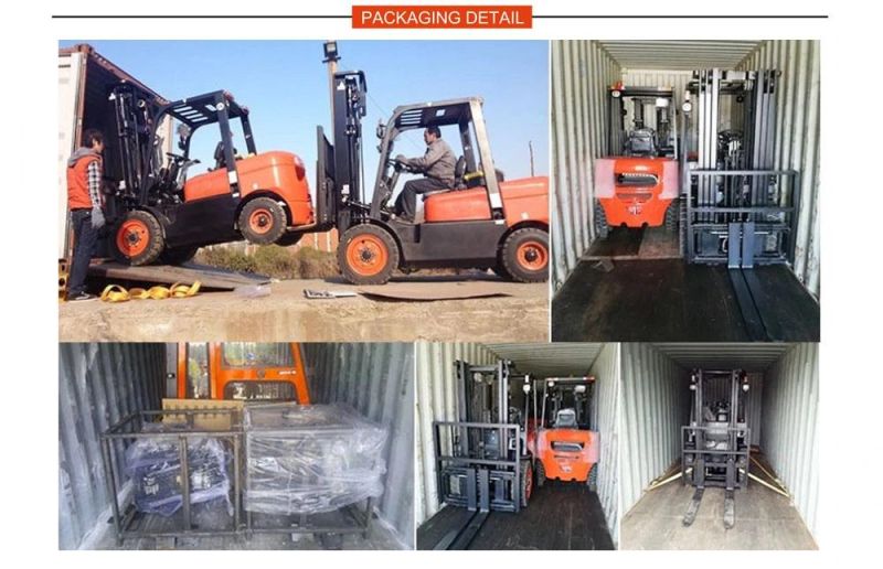 Factory Hot Sale Four Wheel Drive Electric Forklift Cpcd25