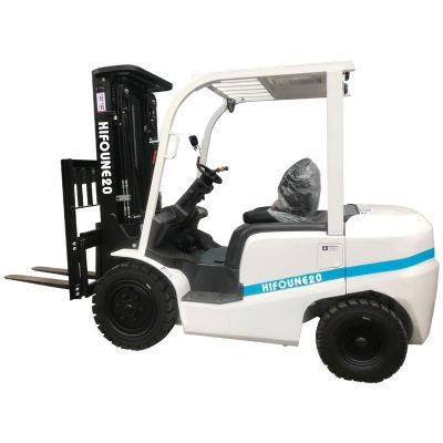 Counterbalanced Fork Lift Japan Engine Machine 2t Diesel Forklift