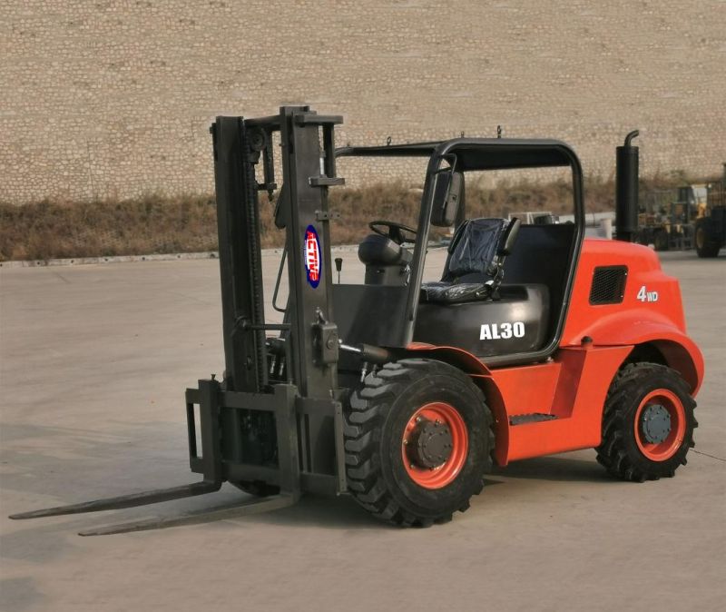 ACTIVE Brand AL30 3ton 4-Wheel Drive Rough Terrain Forklift for Sale