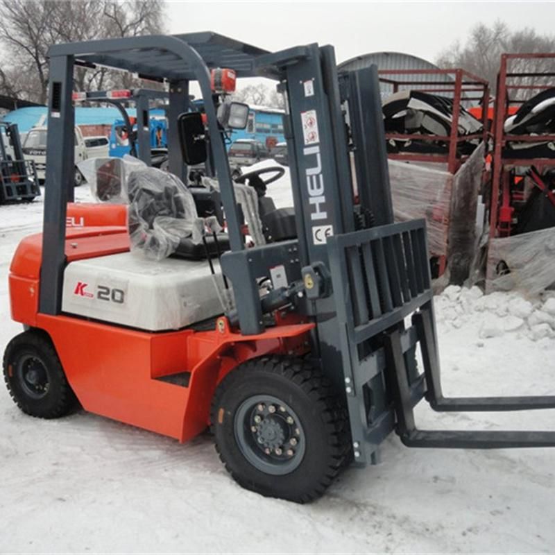 5-7 Ton Diesel Forklift with Wide-View 3 Meter Duplex Mast