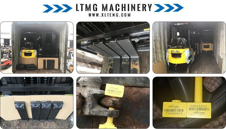 Chinese Forklift Montacarga Gasolina 2.5 Ton LPG Forklift with 3-Stage 4.5 Meters Mast Solid Tyres