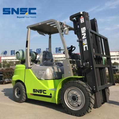 Nissan Engine 3ton LPG Forklift for Sale