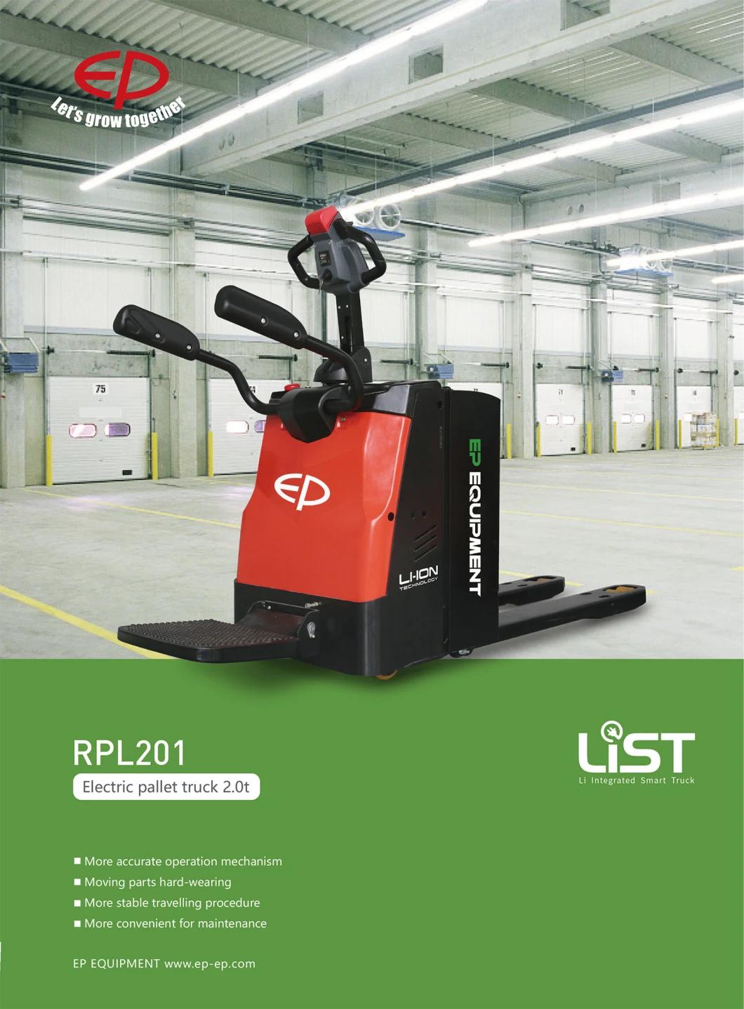 2.0 Ton Stand on Drive Electric Pallet Truck with Lithium Battery