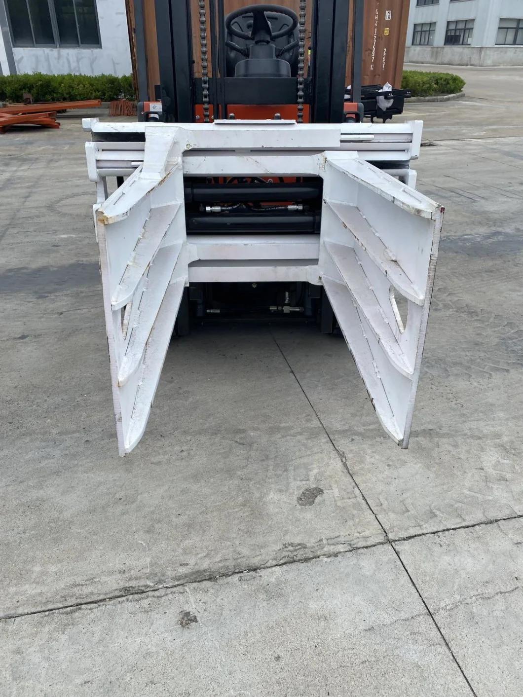 3t Electric Forklift with Bale Clamp