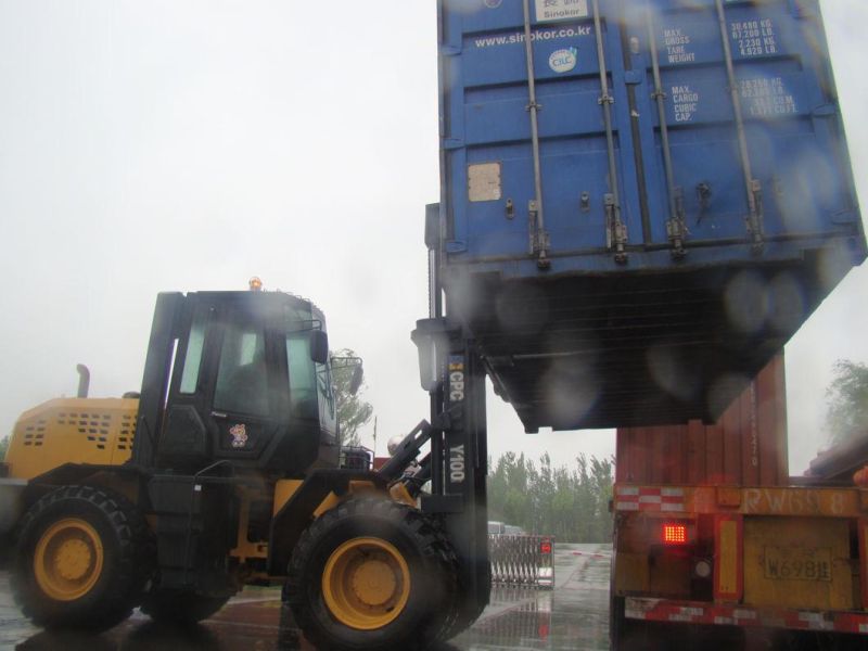Welift10t Ce Certified 4WD Rough Terrain Forklift