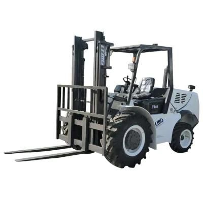 Ltmg 4X4 Four Wheel Fork Lift 3ton 3.5ton 4ton All Road Forklift 2WD 4WD Rough Terrain Forklift