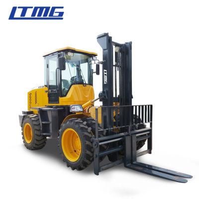 Chinese Brand New Ltmg off-Road Forklift 5 Ton 4WD Rough Terrain Forklift for Sale