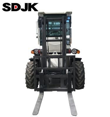 Hydraulic off Road Price Diesel Forklift Machines 4X4 All Terrain Trucks Forklift Loader