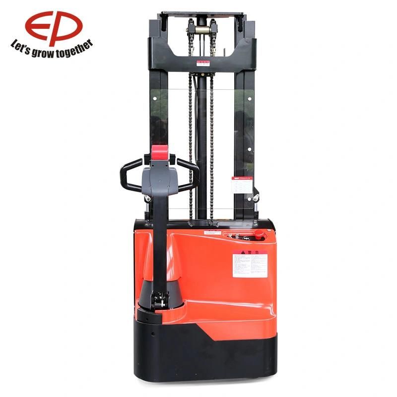 1.2t Long-Tiller Design Doubles Working Efficiency Electric Stacker