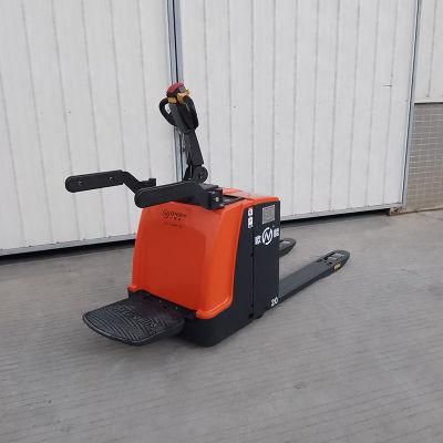 High Quality 2-3t with Standing Platform Electric Pallet Truck