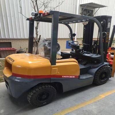 New Condition 3 Ton Diesel Forklift Truck with Full Free Mast