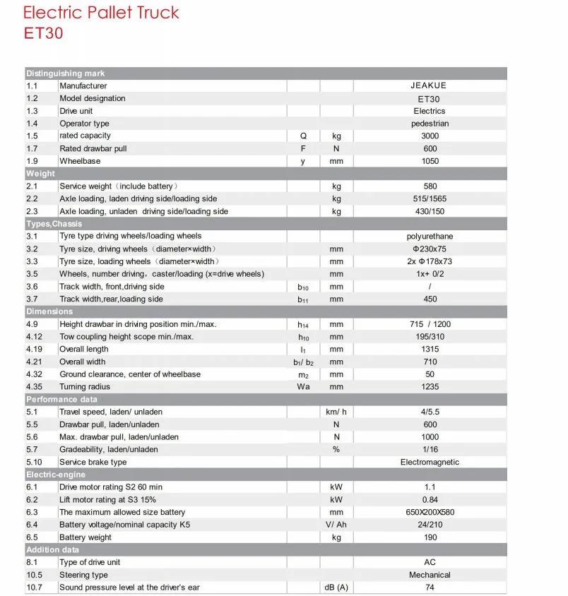 Top Class Electric Tractor 3 T
