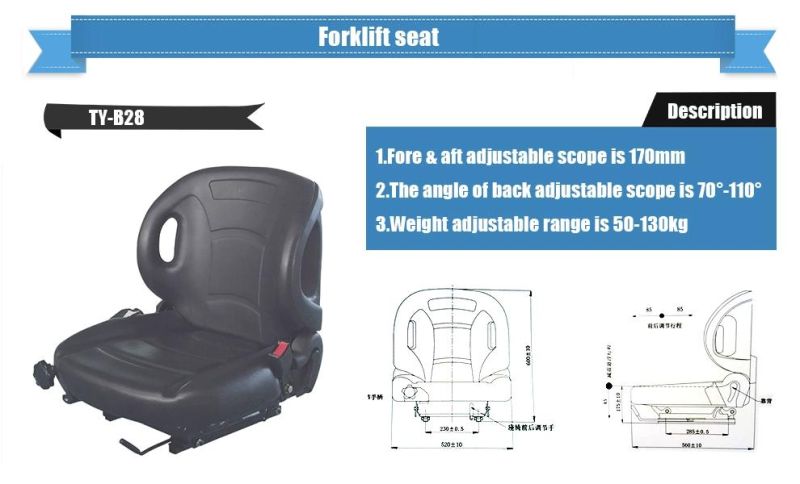 Specialized Production Electric Forklift Seat B28-1