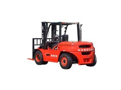 China Hangcha 5ton Cheap Price 4WD Rough Terrain Forklift with 4meters Mast