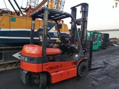 Used Forklift 2t Toyota Fb20 Electric Forklift Gantry Height 3m 4m Japan Original Import Full Exchange