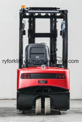 3-Wheel Electric Forklift 1.6 Tons with Grammar Seat