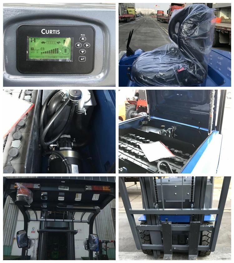 Small Forklift 2000kg 2 Ton Electric Forklift Truck for Sale