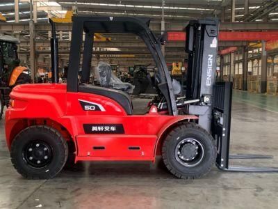Ensign Manufacturer 5t Heavy Forklift Made in China with Certificate