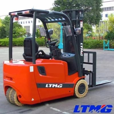 Ltmg Warehouse Narrow Aisle Forklift 3-Wheel Electric Forklift Truck 1.6 Ton 1.8 Ton 2 Ton Battery Forklift with Solid Tires