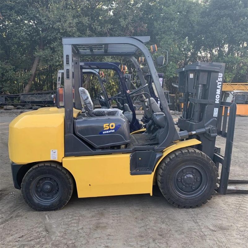 Used Komatsu Japan Engine 3 Ton 6 Ton 7 Ton 8ton 9ton New Used Forklift 10ton Fd50 Fd80 Cpcd80 Diesel Heavy Duty Forklift for Sale