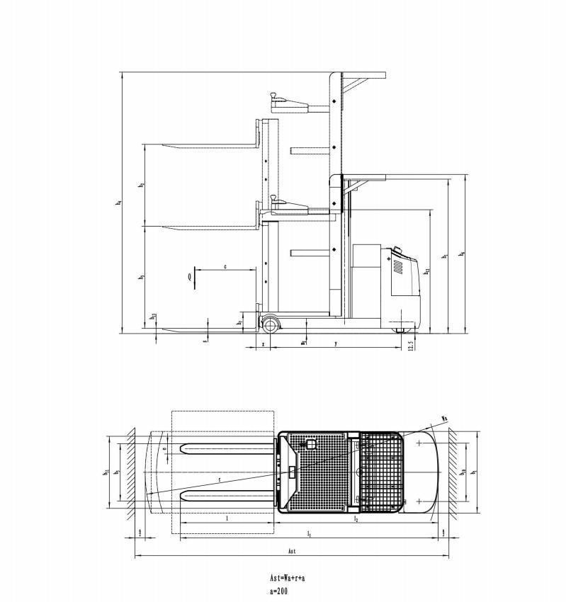 Favourable Price Picking Truck 0.7 T