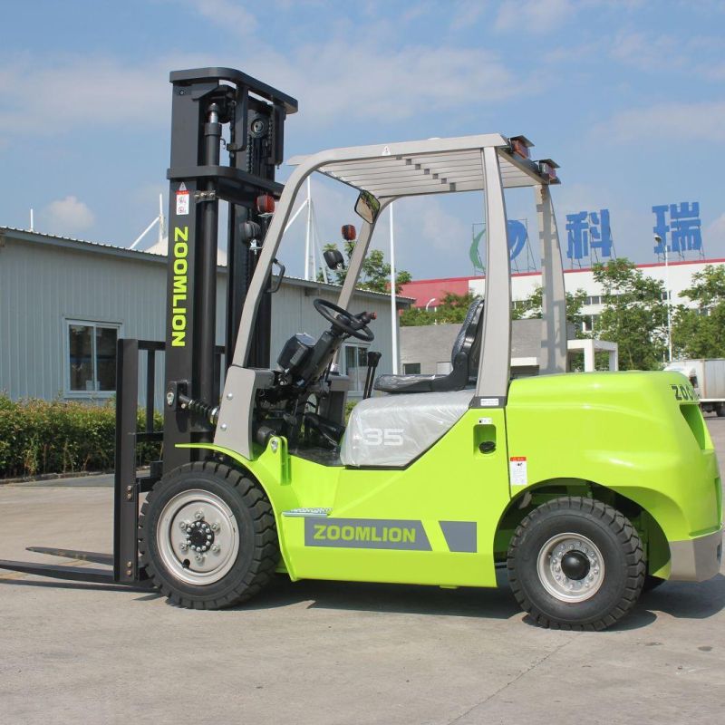 Zoomlion Counterbalance 3.5 Ton Diesel Forklift Fd35z Fd35h Internal Combustion Logistics Machine