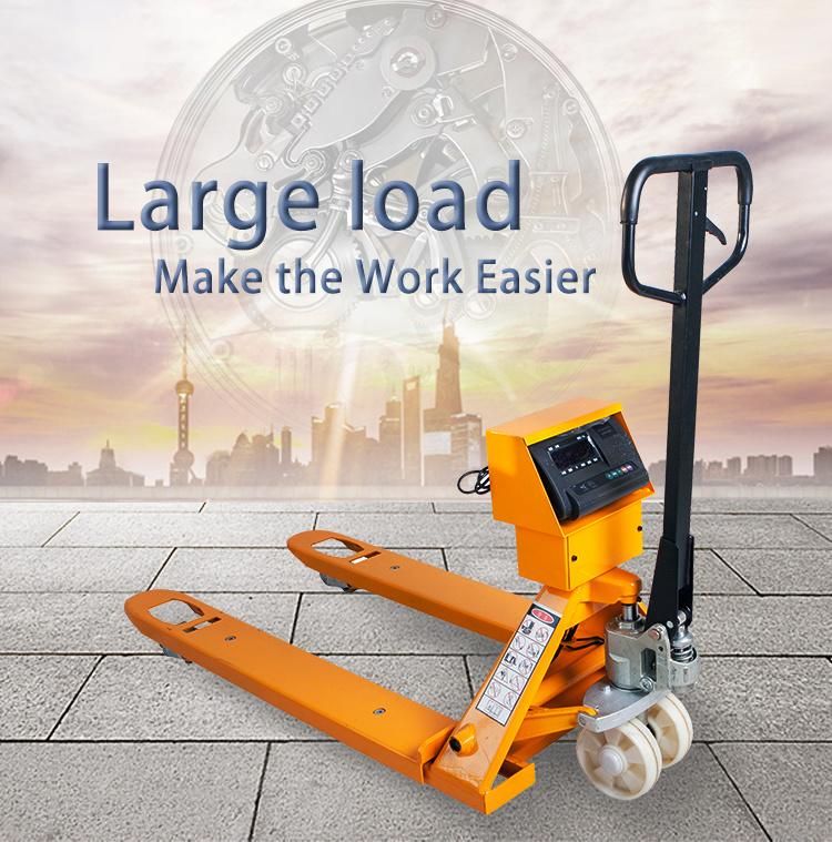 3 Ton Hand Pallet Truck Jack 2.5t Loading Capacity Hand Pallet Truck Factory with Scale