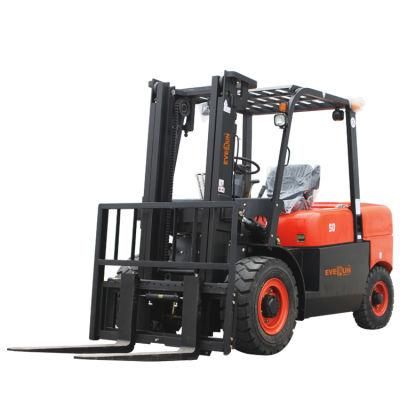 Everun Erdf50 5 Ton Diesel Forklift Offers High Quality in-Time Service in a Very Friendly Way