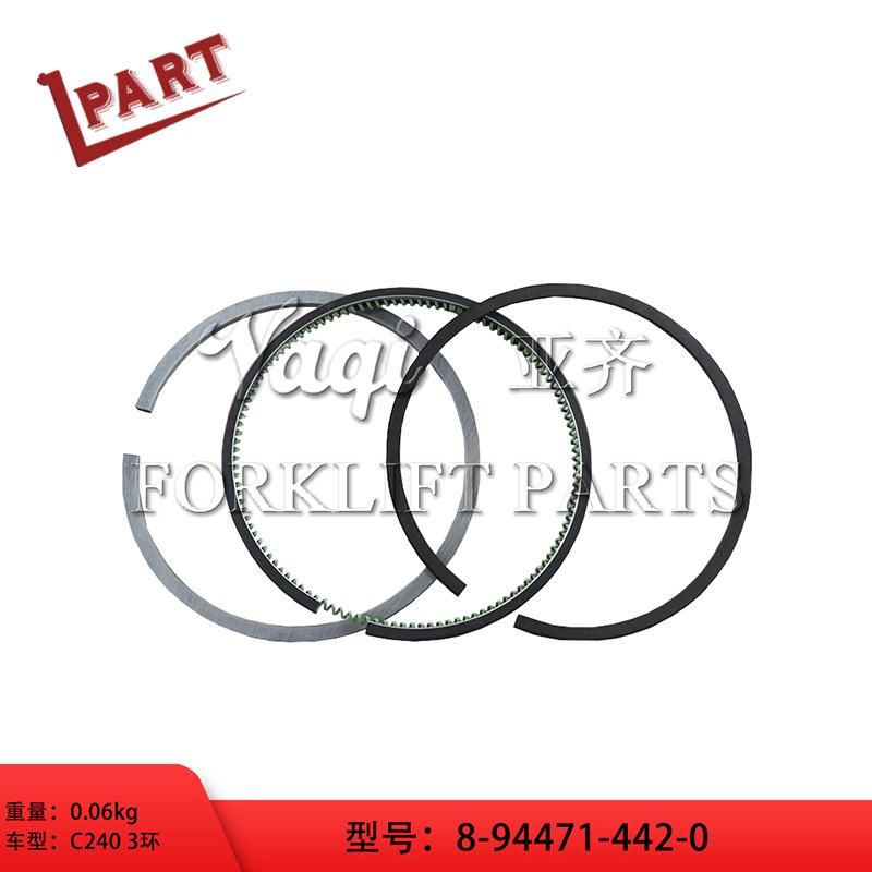 Forklift Spare Parts C240 Piston Ring 8-94471-442-0 with 3 Rings