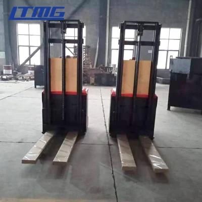 Hot Battery AC Motor Forklift China Paillet Full Self Lifting 1500kg Electric Stacker
