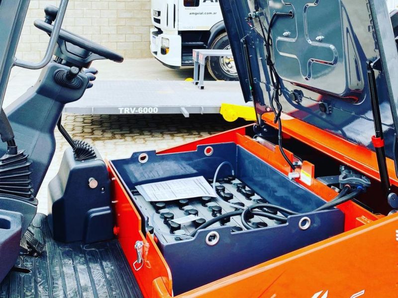 3.5ton Hand Forklift Truck LG35b in Argentina Transporting