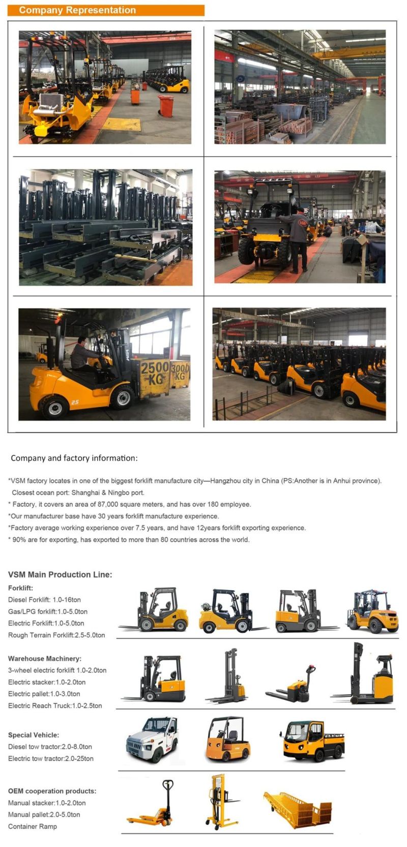 Fd100 Cpcd100 10ton Diesel Forklift with Ce/ISO